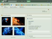 Tablet Screenshot of marciu007.deviantart.com