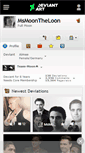 Mobile Screenshot of msmoontheloon.deviantart.com
