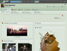 Tablet Screenshot of dixie-diamond.deviantart.com