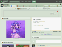 Tablet Screenshot of frindle.deviantart.com