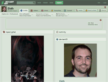 Tablet Screenshot of eloth.deviantart.com