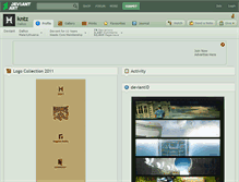 Tablet Screenshot of kntz.deviantart.com