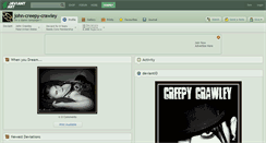 Desktop Screenshot of john-creepy-crawley.deviantart.com