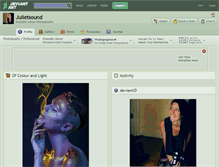 Tablet Screenshot of julietsound.deviantart.com