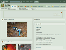 Tablet Screenshot of cav954.deviantart.com