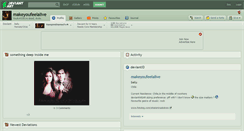 Desktop Screenshot of makeyoufeelalive.deviantart.com