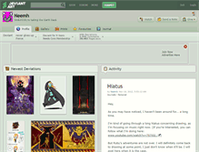 Tablet Screenshot of neemh.deviantart.com