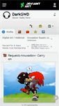 Mobile Screenshot of darkgwd.deviantart.com