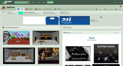 Desktop Screenshot of disthron.deviantart.com