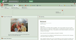 Desktop Screenshot of onetha.deviantart.com