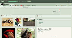 Desktop Screenshot of nanahaj.deviantart.com