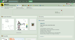 Desktop Screenshot of deku231.deviantart.com