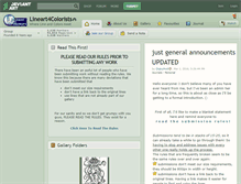 Tablet Screenshot of lineart4colorists.deviantart.com