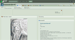 Desktop Screenshot of nocturnalwhitewolf.deviantart.com