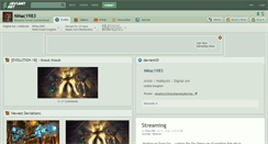 Desktop Screenshot of nmac1983.deviantart.com
