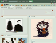 Tablet Screenshot of muckee.deviantart.com