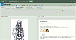 Desktop Screenshot of methecrazy.deviantart.com