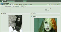 Desktop Screenshot of deathofacat.deviantart.com
