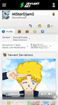 Mobile Screenshot of misterdjams.deviantart.com