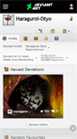 Mobile Screenshot of haraguroi-otyo.deviantart.com
