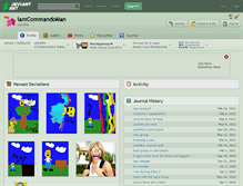 Tablet Screenshot of iamcommandoman.deviantart.com