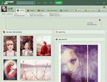 Tablet Screenshot of li-si.deviantart.com