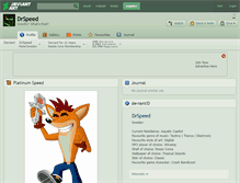 Tablet Screenshot of drspeed.deviantart.com