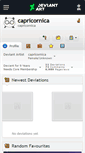 Mobile Screenshot of capricornica.deviantart.com
