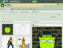 Tablet Screenshot of gjyyngii.deviantart.com