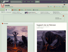 Tablet Screenshot of navate.deviantart.com