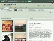 Tablet Screenshot of gale-thewesternwind.deviantart.com