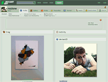 Tablet Screenshot of nozione.deviantart.com