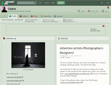 Tablet Screenshot of celana.deviantart.com