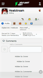 Mobile Screenshot of heatstream.deviantart.com