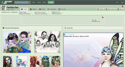 Desktop Screenshot of farfalla-dea.deviantart.com
