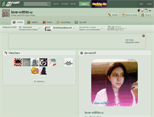 Tablet Screenshot of love-within-u.deviantart.com