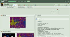Desktop Screenshot of lilliz123.deviantart.com