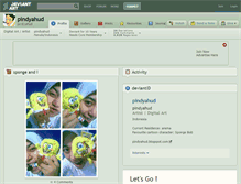 Tablet Screenshot of pindyahud.deviantart.com
