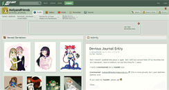 Desktop Screenshot of mollyandfriends.deviantart.com