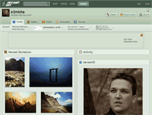 Tablet Screenshot of e2micha.deviantart.com