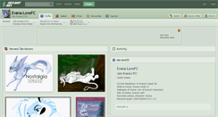 Desktop Screenshot of evana-lovefc.deviantart.com