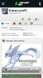 Mobile Screenshot of evana-lovefc.deviantart.com