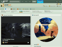 Tablet Screenshot of anndr.deviantart.com