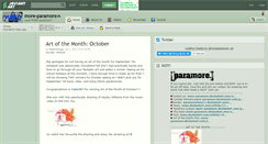 Desktop Screenshot of more-paramore.deviantart.com