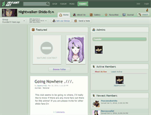 Tablet Screenshot of nightwalker-shido-fc.deviantart.com