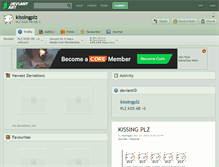 Tablet Screenshot of kissingplz.deviantart.com