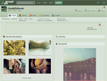 Tablet Screenshot of cloudsfollower.deviantart.com
