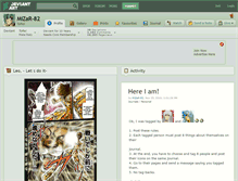 Tablet Screenshot of mizar-82.deviantart.com