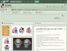 Tablet Screenshot of nichiyobi.deviantart.com