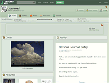 Tablet Screenshot of cross-road.deviantart.com
